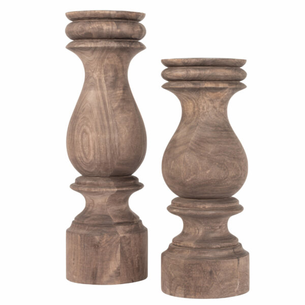 Kubbestake Vaals 45 i mørkt tre