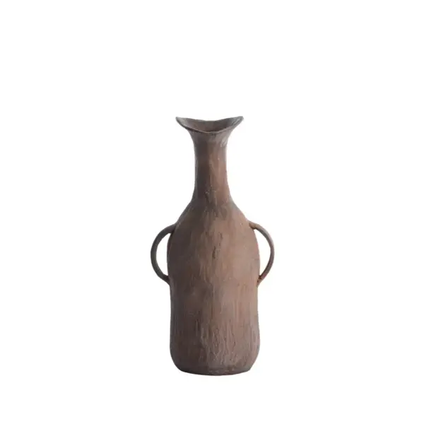 VASE ANCONI DARK BROWN 16
