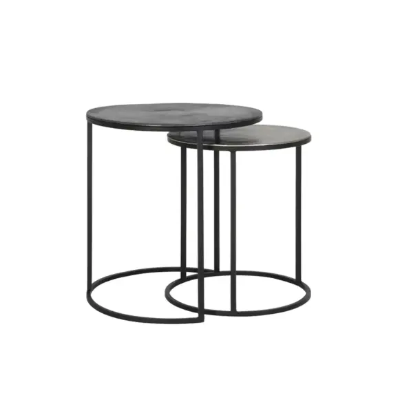 BORD TALCA ANTIKK SORT H52cm